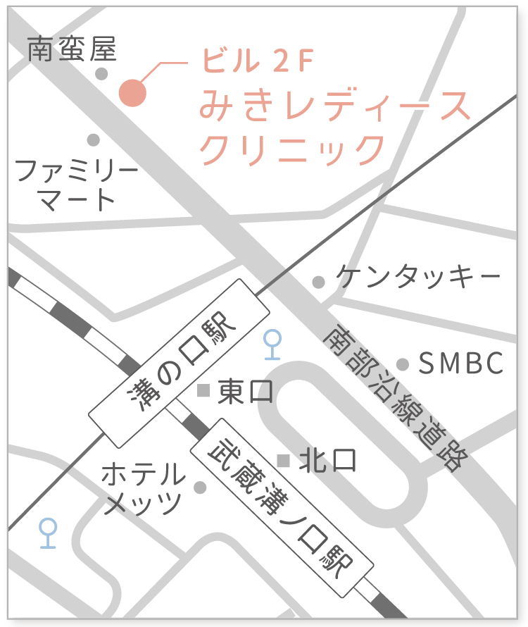 みきレディースクリニック 周辺地図